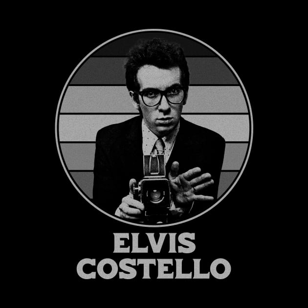 retro Elvis Costello by Gummy Store