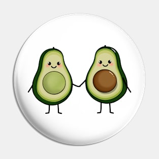 Cute avocado couple Pregnant avocado Pin