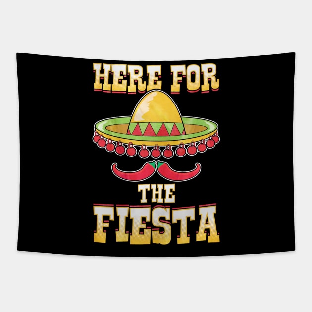 Here For The Fiesta Tapestry by toiletpaper_shortage