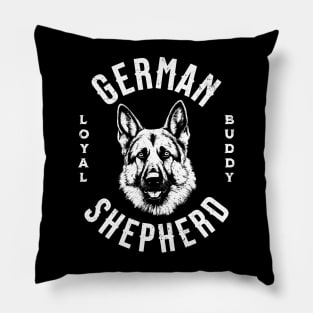 German Shepherd Loyal Friend Pillow