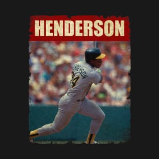 Rickey Henderson - RETRO STYLE T-Shirt