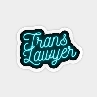 Trans Lawyer - Blue Magnet