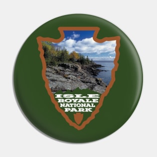 Isle Royale National Park arrowhead Pin