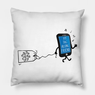 "tag" along Pillow