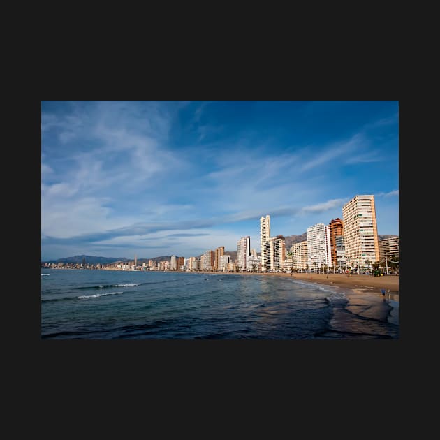 Benidorm Levante Beach Costa Blanca Spain by AndyEvansPhotos