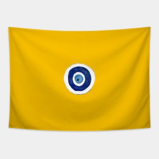 Evil Eye Gold Tapestry