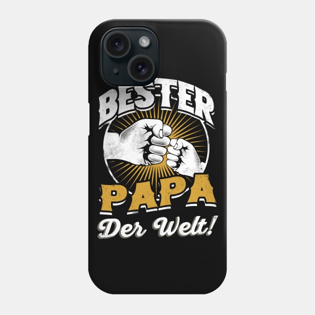 Bester Papa der Welt Phone Case by Foxxy Merch