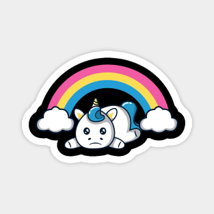 Existential Angst: A Saddened Unicorn in an Existential Crisis Magnet