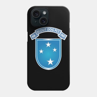 48th Infantry Scout Dog Plt Tab w 23rd ID SSI Phone Case