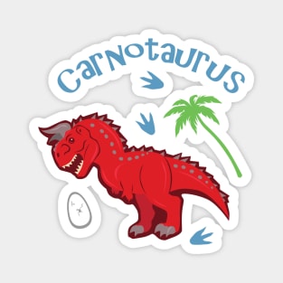 Cute Carnotaurus Magnet