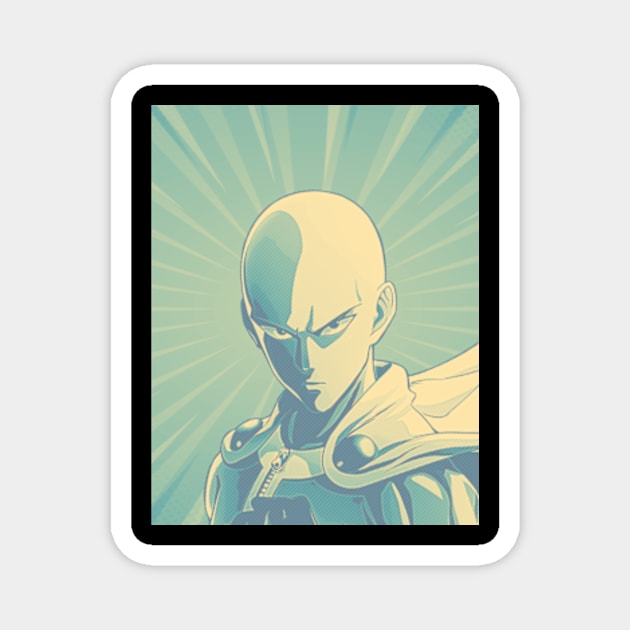 saitama Magnet by DinoZard