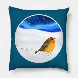 Robin Redbreast Pillow