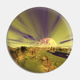 Planetary Art - Wine Lake Vista Pin