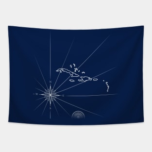 Compass rose Tapestry