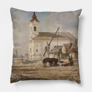 Old Dutch Church Pillow