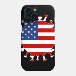 Coronavirus - COVID 19 - USA Phone Case