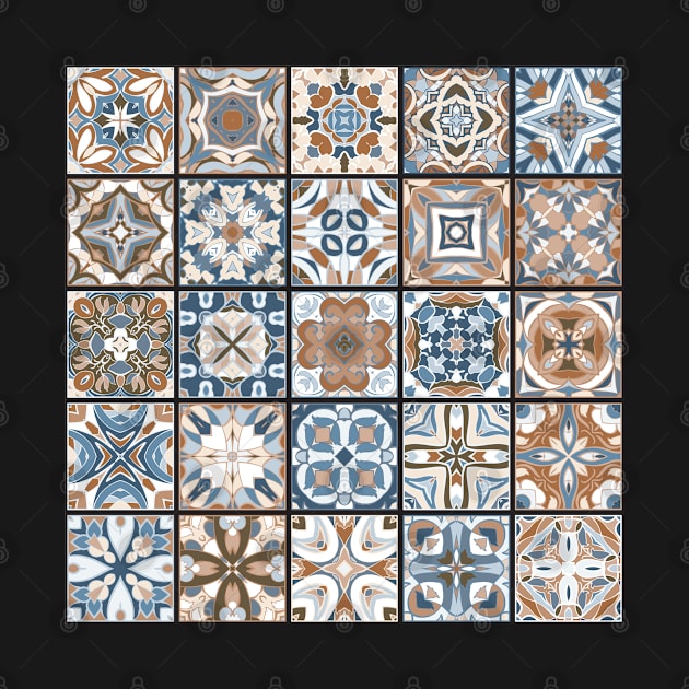 Mosaic tile tribal pattern by IrinaGuArt