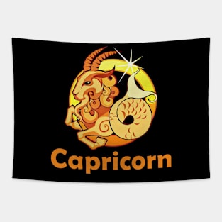 Capricorn zodiac sign Tapestry