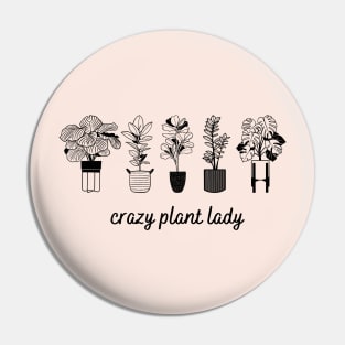 Crazy Plant Lady V1 , Plant lady, Plant Mom Pin