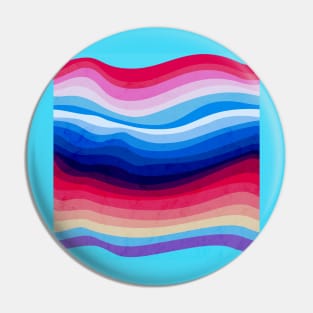 Melted Rainbow Pin