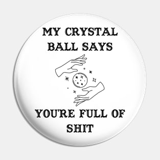 Crystal Ball Pin