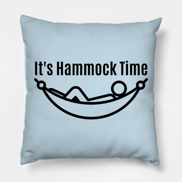 It's Hammock Time Pillow by Q&C Mercantile