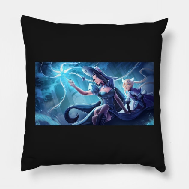 Celeste and Brandy Pillow by alinalal