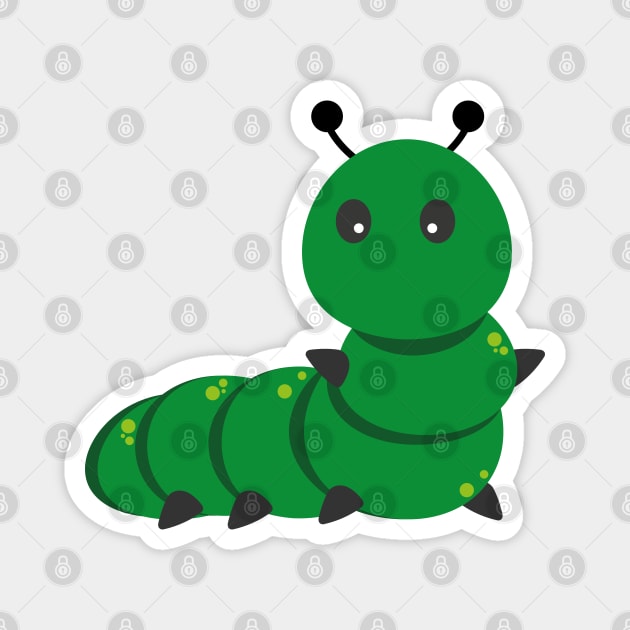 Catterpillar Magnet by axemangraphics