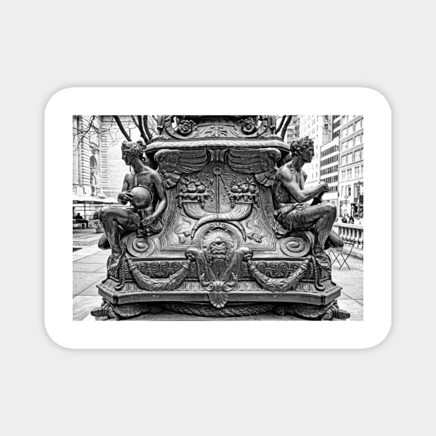 NYC Public Library Still Life Magnet by bobmeyers