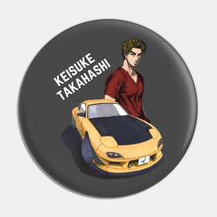 Keisuke takahashi ( rx7 ) initial d Pin