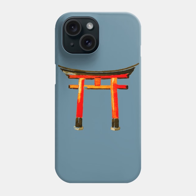 Torii gate | Japan shrine Phone Case by covostudio