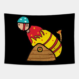 Human Cannonball Tapestry