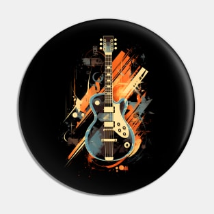 Guitar Music Vibes Pin