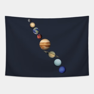 Solar System Planets Tapestry