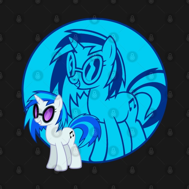 Vinyl Scratch - (DJ PON3) by Brony Designs