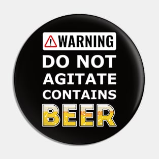 Contains Beer Pin