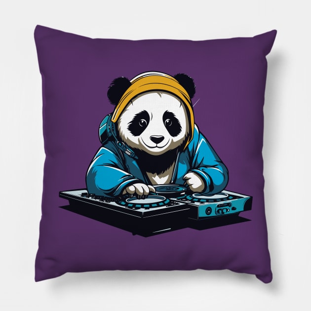 DJ Kawaii Panda Pillow by Cheebies