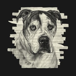 Dog - Paper Tape T-Shirt