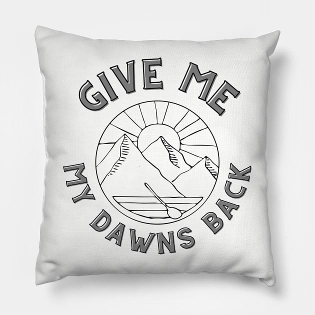 Zach Bryan Dawns Pillow by Jldigitalcreations