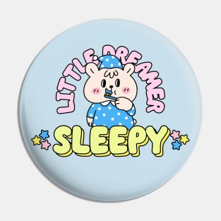 Cute Sleepy Bear Pin