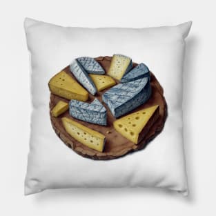 Cheese Food Wood Vintage Since Established Pillow