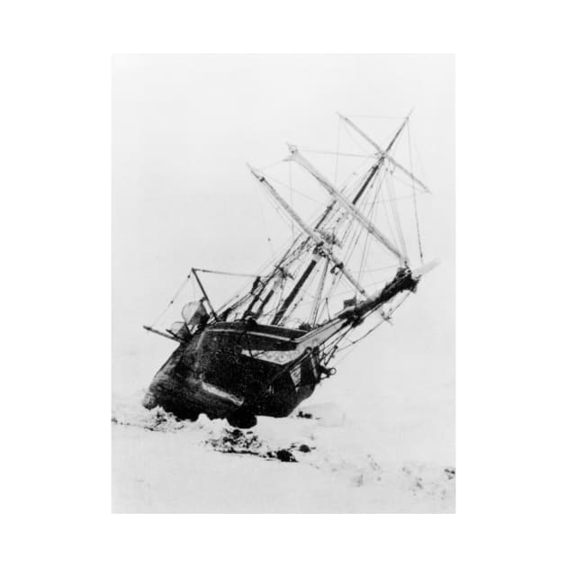 Shackleton's ship trapped in Antarctic ice, 1915 (V330/0013) by SciencePhoto