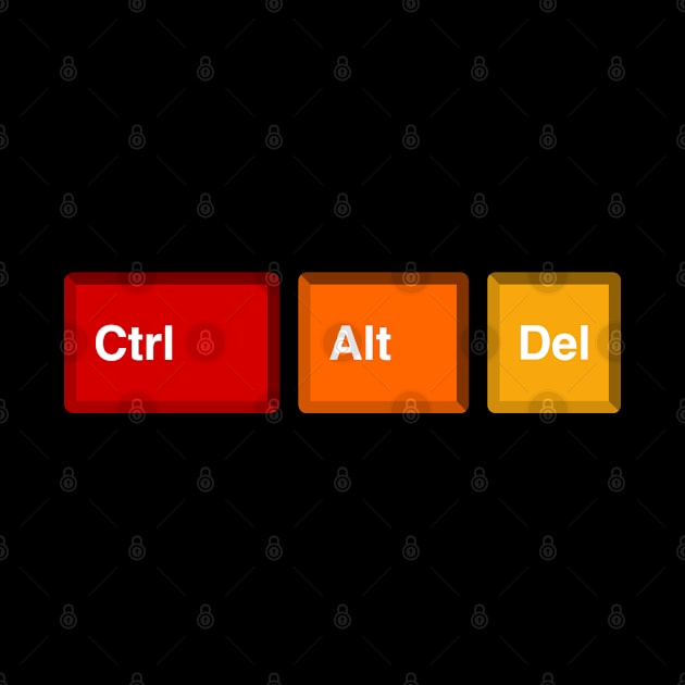 CTRL+ALT+DEL by T-Shirts Zone