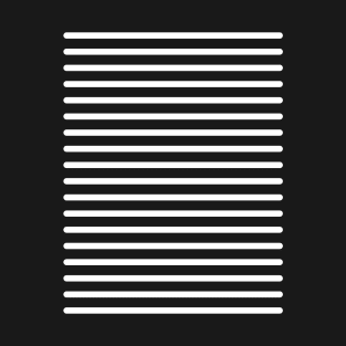 Lines Pattern - BlackWhite T-Shirt