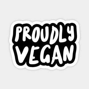 Proudly Vegan Magnet