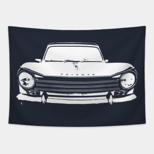 Triumph Herald 13/60 classic 1960s British car monoblock Tapestry