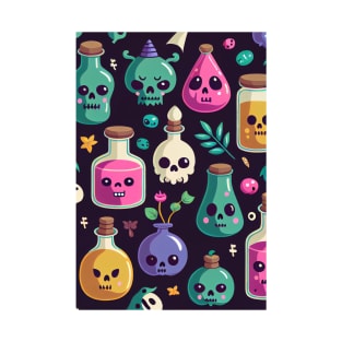 Kawaii Skulls & Potions T-Shirt