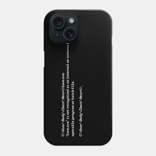 C User B Love Error Phone Case