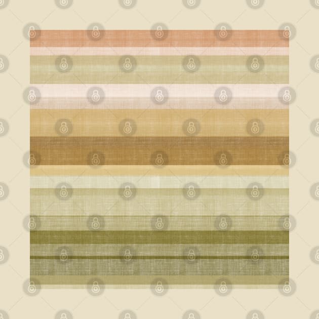 Earth tones, linen texture stripes by natural tones