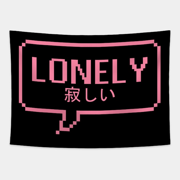 Lonely Aesthetic Vaporwave for Harajuku Lovers Tapestry by Alex21